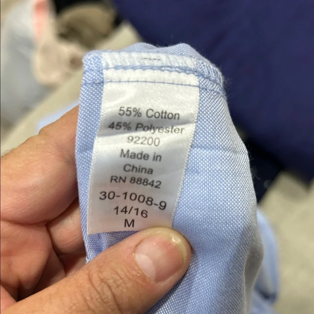 Woman Within Sky Blue Shirt Dress - Picture 7 of 8